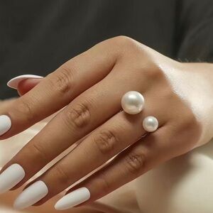 Elegant Pearl Ring by Passion of Essence